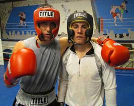 Ethan and Alex Wolfpack Boxing Club